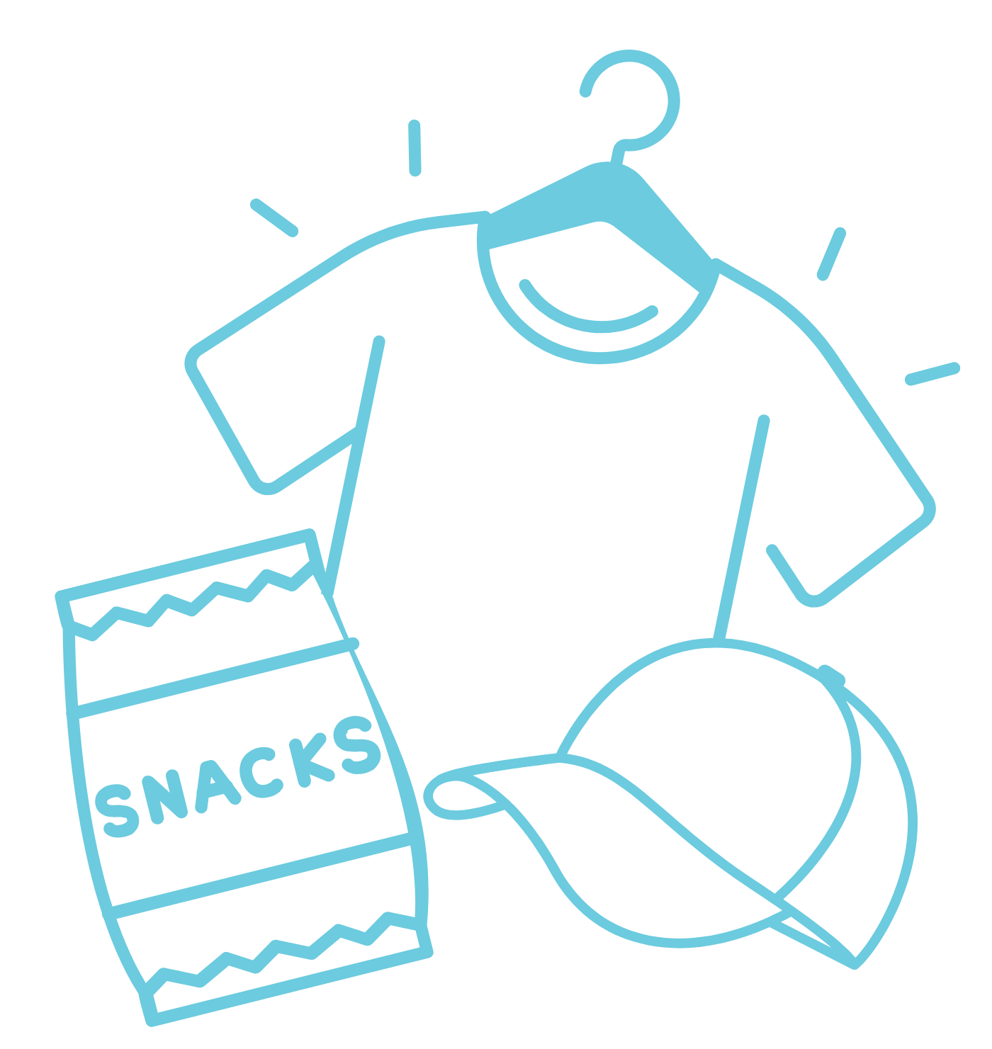 Snack+Swag Sales